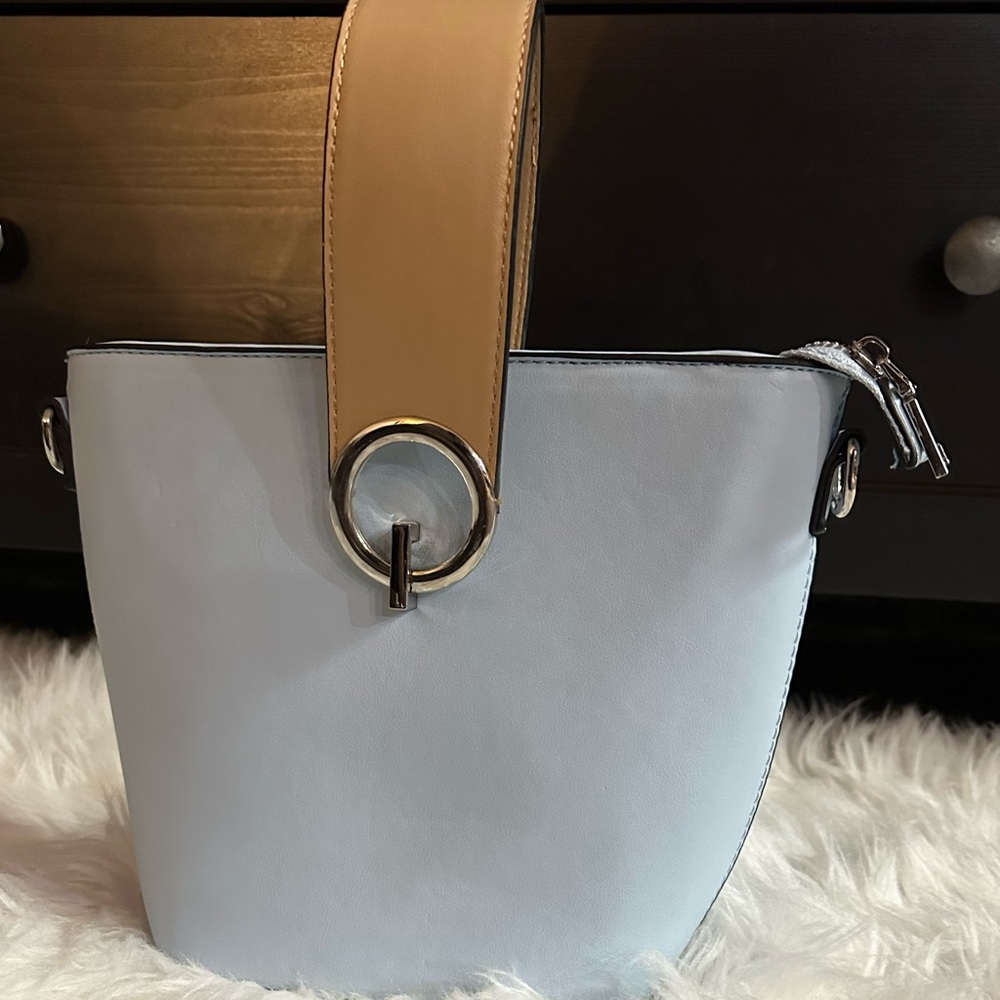 Purse - structured handbag with fun accents. Like new.